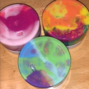 bundle of tye dye slimes